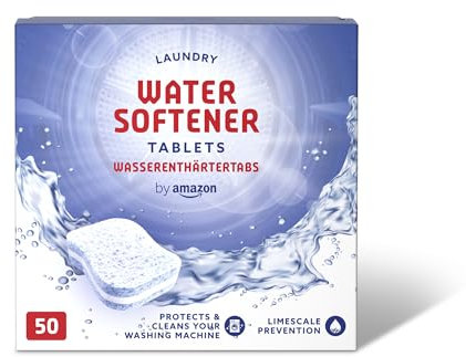 by Amazon Adoucisseur d'eau pour lessive, 50 comprimés