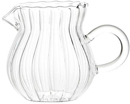 YAOSHER Piatto Vetro Bricco del Latte, sciroppo Dispenser Vaso, Latte Che Schiuma Lanciatore for Cappuccino Latte Juice Maker Piatti