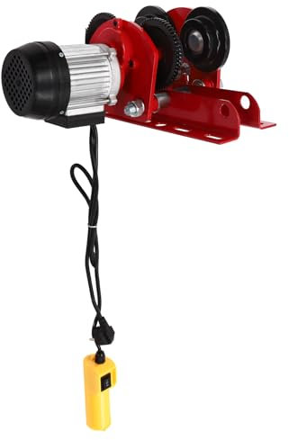 Carro eléctrico - 1000 kg máximo - 370 W - Ancho ajustable de 68 a 120 cm - Para cabrestante eléctrico - 10 m/min