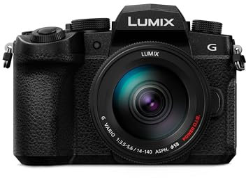 Panasonic Lumix G97 | Appareil Photo Hybride + Objectif Lumix 14-140mm (Capteur 4/3 20MP, Double stabilisation, Viseur OLED Vidéo 4K illimité, Vlog-L, Wi-FI, Bluetooth, Tropicalisé) Noir