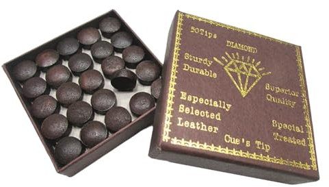 Sctecoau Billardqueue, Amerikanischer Neunball-Queue, Kleiner Kopf, Snooker-Queue, Pool-Kopf, Pool-Zubehör, 10 mm