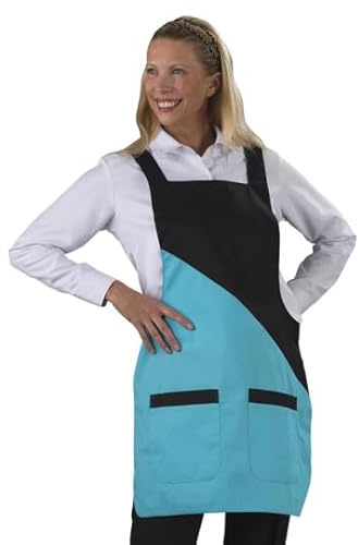 Hurry Jump Tablier sans manches femme Noir type blouse chasuble Tablier chasuble
