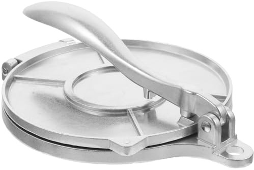 MUCKLILY Tortilla Press 8 Inch, Quesadilla Maker, Dough Press, Pizza Press Roti Press, Masa Roti, Chapati Maker for Flour Tortilla Silver