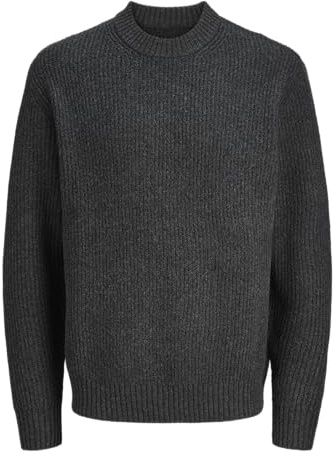 JACK & JONES Jersey De Punto | Corte relaxed fit, Manga larga, Casual, Proceso suave a una temperatura máxima de 30°C