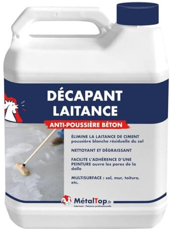 Metaltop - Decapant Laitance - IIncolore - RAL Incolore - Pot 1 L