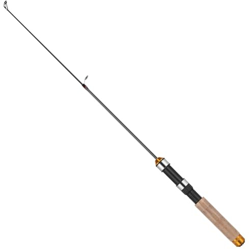 SHINEOFI 64 cm Teleskop Mini Angelrute Ultra-Leicht Eisangelrute Für Winterangeln Mit Robusten Führungen Kompakt Für Süßwasser Und Outdoor-Aktivitäten