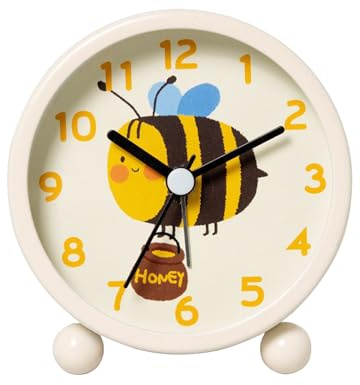 Sunshine smile Despertador Infantil, Réveil Enfant Educatif Jour/Nuit, Machine Sonore, Réveil d'apprentissage,Despertador para niños, analógico sin tictac,Reloj de Aprendizaje