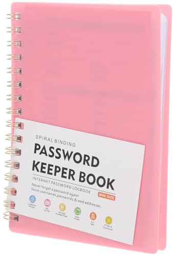 GALPADA Carnet De Mots De Passe Avec Onglets Alphabétiques Petit Format A6 Organisateur Pratique Pour Gestion De Connexions Sites Web Et Carnet D'Adresses Portable Pour Bureau À Domicile