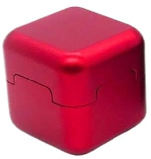 LOCKLGFMCZ Aluminiumlegering Pool Cue Chalk Holder - Bärbar Snooker Verktygsförvaringslåda for Biljardkrita Pool Accessories(Rosso)