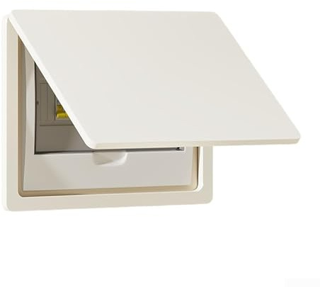 ZMdooreasy Copertura decorativa da parete per contatore elettrico e scatola di corrente debole, 35 x 25 cm, con coperchio ribaltabile, in legno e plastica, per interruttore automatico e scatola cavi
