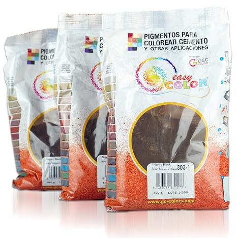 Kits Three Bags 800g Easy Color Pigment Black 303 Pigment for Cement, Mortar and Concrete
