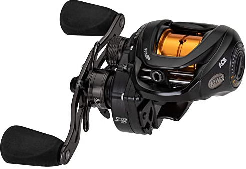 Lew's Team Lew's Pro SP Baitcast Fishing Reel, 8.3:1 Gear Ratio, Right-Hand Retrieve, Aluminum Frame, Premium 9 Stainless Steel Ball Bearings