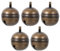EXCEART Clochette en Cuivre Doré - DéCoration Vintage Polyvalente pour NoëL Mariage Et Anniversaire - Pendentif ÉLéGant De 2.6 Cm