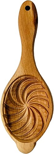 Traditionelle Maamoul Mamul Keksform - Backform aus Holz, runder Stil