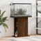 Festnight Aquarium Unterschrank mit Stauraum Aquariumständer 36 x 75 x 72.5cm Aquariumschrank mit Fächer Braune Eiche Aquarium Mit Unterschrank Aquarium Stand Aquarium Tisch Ständer für Aquarium Holz