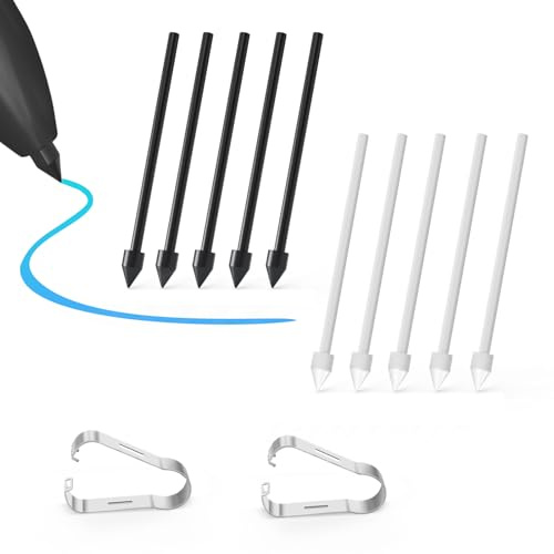 SSS·GRGB 10 Stück Spitzen/Nibs Ersatz für Samsung Galaxy Tab S9/S9FE+/S9 Ultra, S8/S8+/S8 Ultra, S7/S7+/S7 FE, S6/S6 Lite, Note10/10 Plus/10 Lite, Note 20/S21/S22/S23/S24 Ultra S Pen