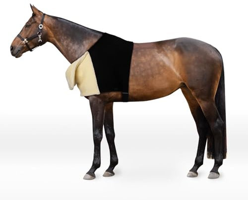 netproshop Weicher Schulterschutz aus elastischem Material schwarz-Natur Größe S M L XL, Groesse:XL, Farbe:Schwarz