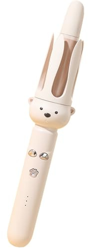Fer à friser automatique Fer à friser rotatif ions négatifs avec minuterie et 3 niveaux de température 1.1 Bigoudi résistant la chaleur pour femmes Bigoudis