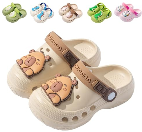 Mules Sabots Enfant Dinosaure Sandales de Plage Été pour Fille Garçon Clogs
