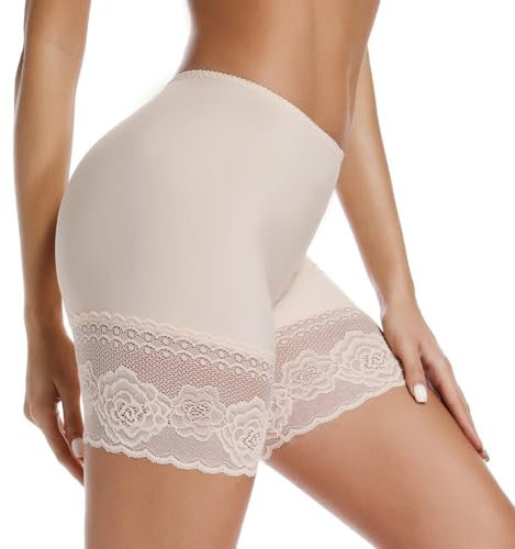 Joyshaper Unter Rock Kurz Hose Damen Spitzen Unterhose Anti-Chafing Shorts Nahtlose Unterwäsche