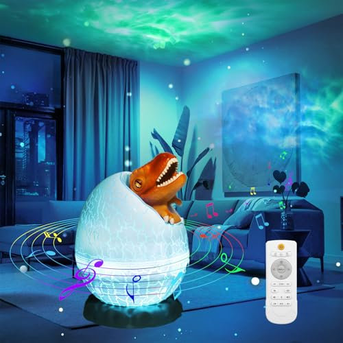 CIXMUS LED Sternenhimmel Projektor Kinder, Galaxy Planetarium Projektor Sternenprojektor mit Bluetooth Lautsprecher, 360 Grad Rotation Nachtlicht mit Fernbedienung