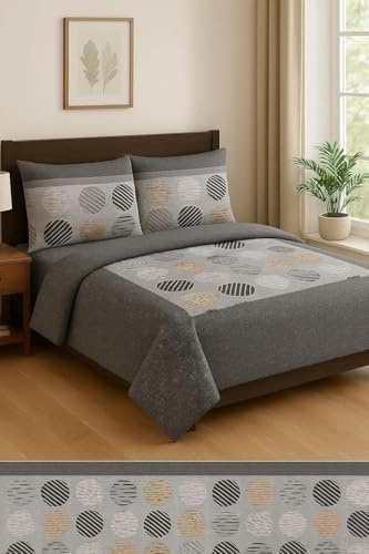 Corredocasa Completo Lenzuola in Flanella - Letto Matrimoniale 2 Piazze Made in Italy | Set Lenzuola Include Lenzuolo sopra, Lenzuolo con Angoli Elasticizzati e Federa Coordinata (Grigio)