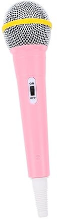 SUPVOX Toy Microphone Stand Pink Mini Microphone Stage Performance Accessory Boys and Girls Plaything