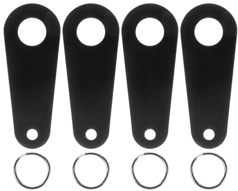 OFFSCH 4 Piezas Soporte para Campana Motera de Acero Inoxidable con Anilla Partida Colgante de Buena Suerte para Motociclistas Instalación Rápida Compatible con Varios Modelos Accesorio