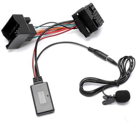 GNXfixt Aux Bluetooth 5.0 ljudadapter med mikrofon för Z4 E85 E86 X3 E83 Mini Cooper R50 S R53 JCW