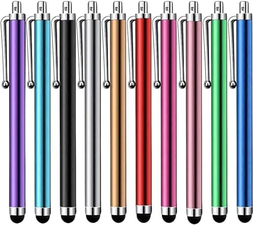 Stylus Pens for Touch Screens,10Pack Universal Capacitive Touch Screen Pens for iPad,Tablets,Smartphones,All Universal Touch Screen Devices