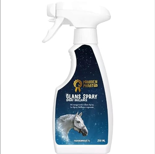 Holland Animal Care TV glansspray – 250 ml – anti-tovningsspray för hästar – lavendel