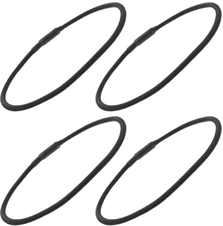 ERINGOGO Kit 4 Pezzi Fasce Elastiche Antivibrazione in Gomma per Supporto Antiurto Microfono da Studio, Anelli Isolanti per Sospensione Microfono, Ricambi Resistenti per