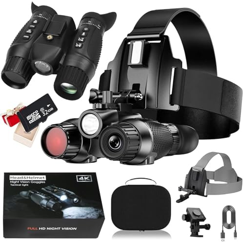 Nachtsichtgerät mit 3D-Vision-Effekt Militär Freihändiges IR NGV für Helm
