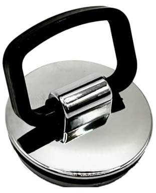 Taps2Traps Chrome Bathroom Basin Plastic Plug with Easy Grip Handle 38mm Diameter