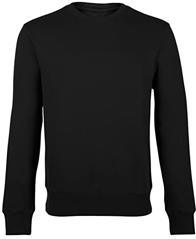 HRM Sweatshirt Unisexe, Noir, Taille 3XL I Sweat-Shirt Premium Femmes et Hommes Lavable jusqu'à 60°C I Sweatshirt Basique I Pulls Femme et Homme I Vêtements de Travail Haut de Gamme et Durables