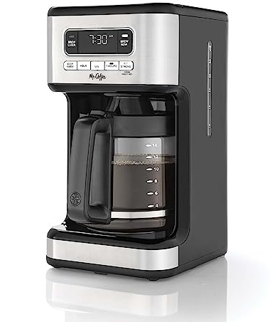 Mr. Coffee 14 Cup Programmable Coffee Maker Stainless Steel