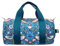 LOQI William Morris Strawberry Thief Neon Recycled Medium Weekender, Blau, Rosa, Blau, Blau, Rosa, Zeitgenössisch