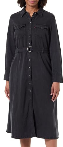 Quincey LS Maxi Dress Mini Scrape, Mini raspado, M