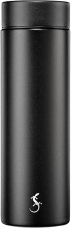 LURCH Mini Bottle Isolierflasche mit Pulverbeschichtung 300ml Schwarz