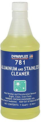 Dynaflux 781 Aluminum and Stainless Steel Cleaner - 1 Quart Bottle