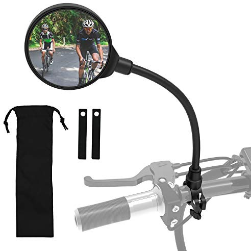 ROYOR Bike Mirrors for Handlebars Rearview Mirror - Bicycle Mirrors for Handlebars, 360° Adjustable Rotatable Bicycle Mirror for Electric Bike, Mountain Bike and Road Bike