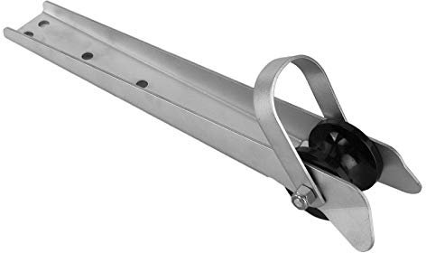 Yuecoom 15 Zoll Ankerrolle aus korrosionsbeständigem Edelstahl 304 für Bugrollen von Marinebooten