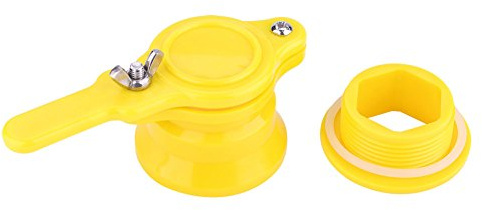 CHEOTIME Valvola per Estrattore di Miele Honey Gate per Secchio, Cancello per Miele in Nylon per Estrattore, Rubinetto per Estrattore di Miele per Strumento di Apicoltura
