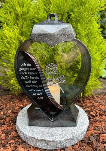 Lanterna funeraria 33 cm H. candela funeraria candela funeraria lampada da giardino lampada da giardino candela argento glitter