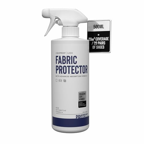 Liquiproof LABS Shoe & Trainer Protector Spray | Radically clean | Superhydrophobic Nanotechnology | Powerful Waterproof & Stain Repellent for Suede, Nubuck, Leather, & Canvas | All-Natural | 500ml