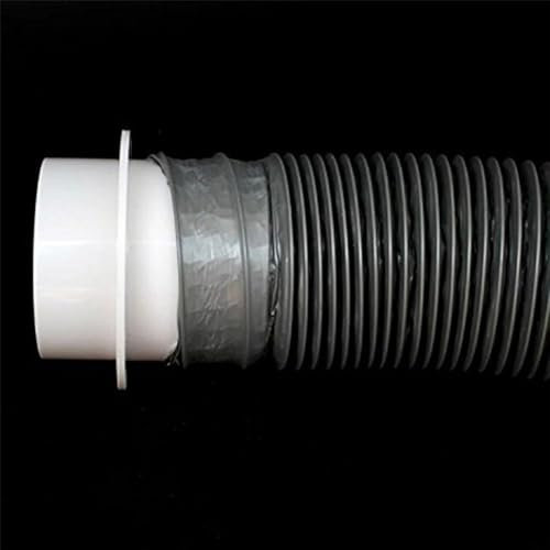 Reliable ABS Plastic Pipe Check Valve for Bathroom Ventilation Systems (80MM)