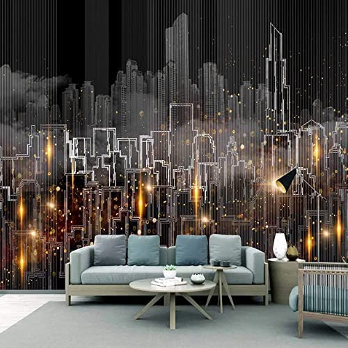 IHFMPFKJ Wallpaper Minimalist Peacock Feather 3D Wall Mural Peel and Stick Wallpaper for Living Room Bedroom and TV Wall Removable Self Adhesive Wall Poster Large 400x280cm