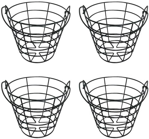 Mocturnity 4X ÜBungskorb für Golfbälle mit Aufbewahrungsbox für Bis zu 50 Golfbälle