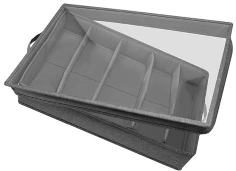 SMASOLO Organizer Portaposate Trasparente con Scatola Utensili Portatile con Scomparti Multipli per Forchette e Cucchiai Facile da e Conservare per Uso e Speciali