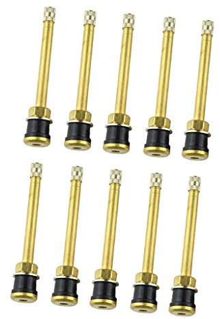 MagiDeal 10 Stücke TR572 LKW Rad Schlauchloser Klemm-Reifen-Ventil aus Messing